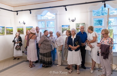 2025-08-28- Wernisaż wystawy Kazimierza Starmacha w Galerii "Pod Aniołem"