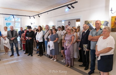 2025-08-28- Wernisaż wystawy Kazimierza Starmacha w Galerii "Pod Aniołem"