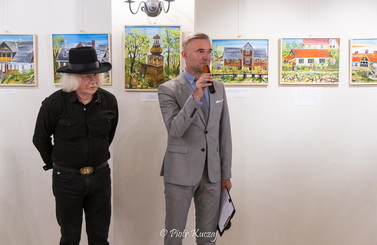 2025-08-28- Wernisaż wystawy Kazimierza Starmacha w Galerii "Pod Aniołem"
