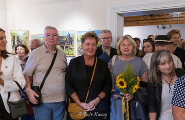 2025-08-28- Wernisaż wystawy Kazimierza Starmacha w Galerii "Pod Aniołem"