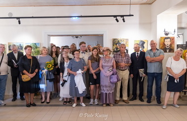 2025-08-28- Wernisaż wystawy Kazimierza Starmacha w Galerii "Pod Aniołem"