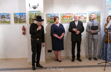 2025-08-28- Wernisaż wystawy Kazimierza Starmacha w Galerii "Pod Aniołem"