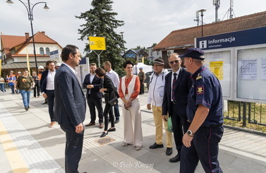 2025-08-29- Pociągi wracają do Rabki-Zdroju! Briefing prasowy na stacji kolejowej w Rabce-Zdroju