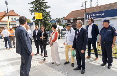 2025-08-29- Pociągi wracają do Rabki-Zdroju! Briefing prasowy na stacji kolejowej w Rabce-Zdroju