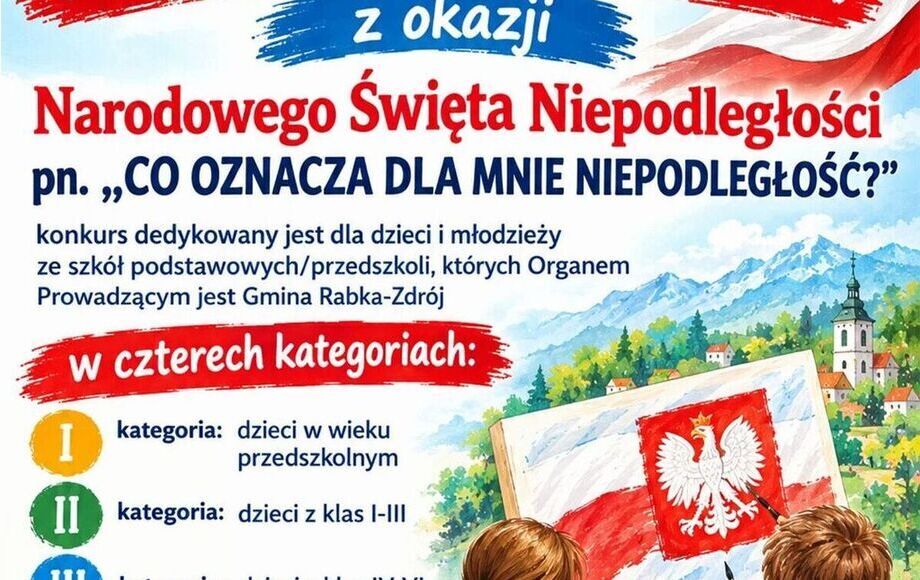 Zdjęcie do &bdquo;Co oznacza dla mnie niepodległość?&rdquo; &ndash; konkurs plastyczny...