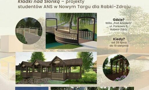 Zdjęcie do Mostki nad Słonką - studenckie projekty dla Rabki-Zdroju