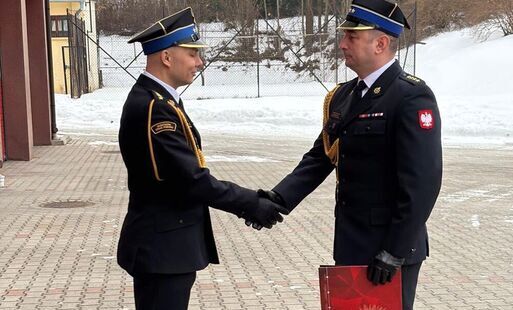 Zdjęcie do Zmiana na stanowisku dow&oacute;dcy JRG w Rabce-Zdroju