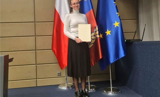 Zdjęcie do Gabriela Urbaniak z &ldquo;Romera&rdquo; stypendystką Prezesa Rady Ministr&oacute;w