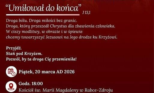 Zdjęcie do Inscenizowana Droga Krzyżowa w Rabce-Zdroju. &bdquo;Umiłował do końca&rdquo;