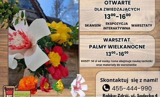 Zdjęcie do Kolorowe palmy wielkanocne. Wiosenne warsztaty w Rabce-Zdroju