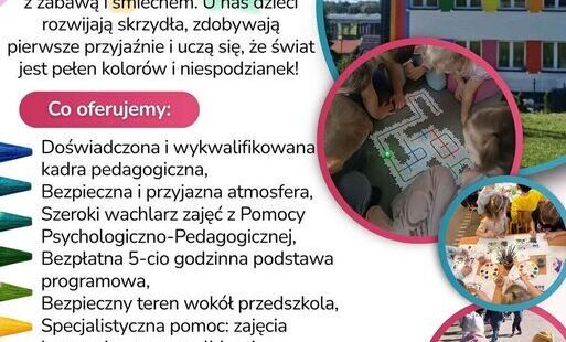 Zdjęcie do Rekrutacja do Przedszkola w Chab&oacute;wce - zostały ostatnie wolne miejsca