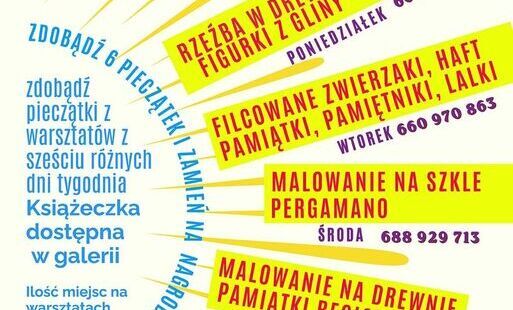 Zdjęcie do Wakacyjne warsztaty pełne pasji i kreatywności. Galeria Lilianna zaprasza na lipcowe spotkania