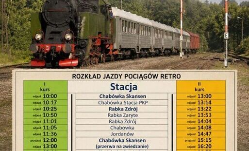 Zdjęcie do Rabka-Zdr&oacute;j zaprasza na wyjątkową podr&oacute;ż Pociągiem Retro