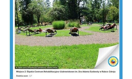 Zdjęcie do Śląskie Centrum Rehabilitacyjno-Uzdrowiskowe w Rabce-Zdroju w krajowej czoł&oacute;wce. Jest drugie wśr&oacute;d najlepszych sanatori&oacute;w g&oacute;rskich