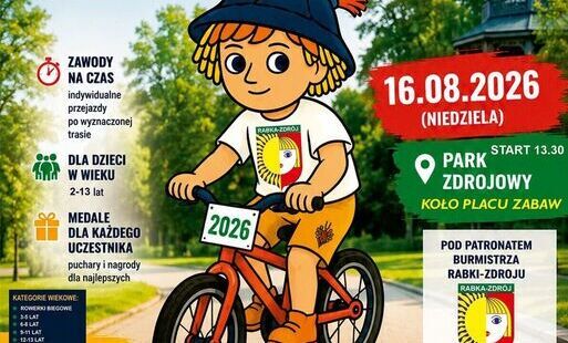 Zdjęcie do IX KID BIKE RACE o Puchar Rabczańskiego Zdrowotka już 16 sierpnia 2026!