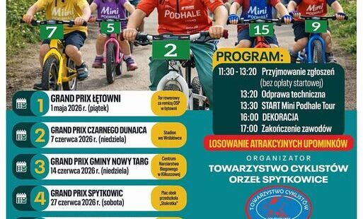 Zdjęcie do Mini Podhale Tour 2026. Przed nami wyścig w Rabce-Zdroju