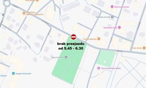 Zdjęcie do Czasowe zamknięcie odcinka ulicy Orkana w Rabce-Zdroju