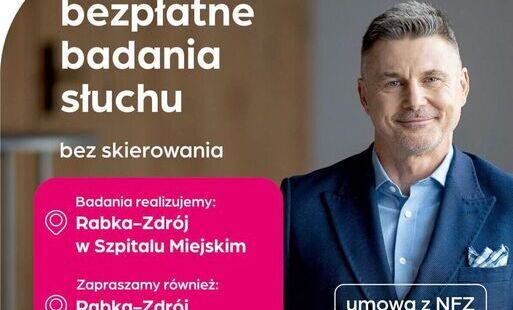 Zdjęcie do Bezpłatne badania słuchu w Szpitalu Miejskim w Rabce-Zdroju