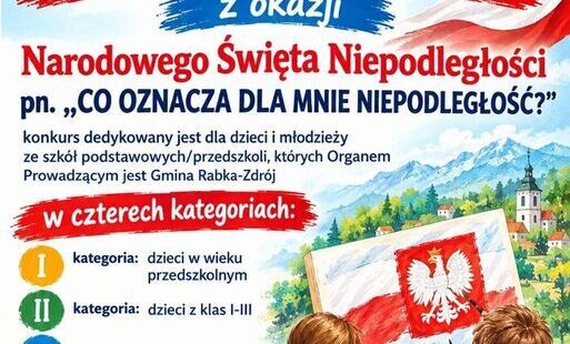 Zdjęcie do &bdquo;Co oznacza dla mnie niepodległość?&rdquo; &ndash; konkurs plastyczny dla dzieci i młodzieży z Gminy Rabka-Zdr&oacute;j