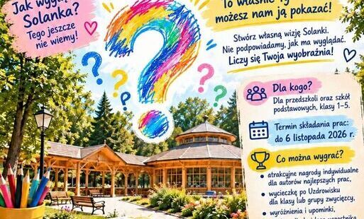 Zdjęcie do Jak wygląda Solanka? Uzdrowisko Rabka zaprasza dzieci do wyjątkowego konkursu plastycznego &bdquo;Legenda o Solance&rdquo;